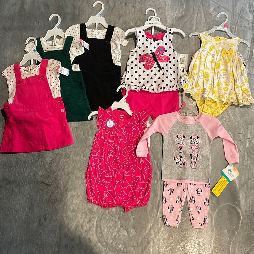 18 mo. Baby girl clothing lot